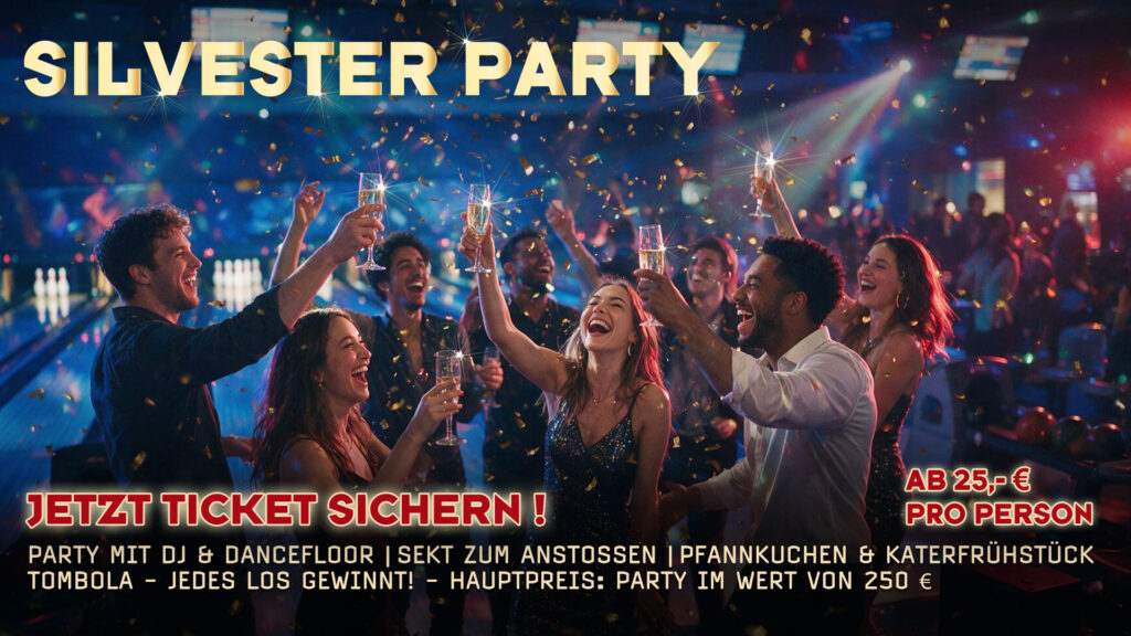 Silvester Party im American Bowl & Play OFF Marzahn